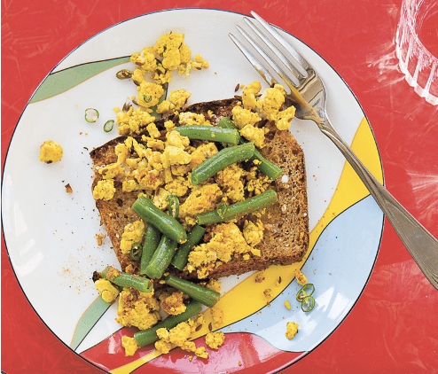 Pranay  "Indian-Style Scrambled Tofu and Asparagus"